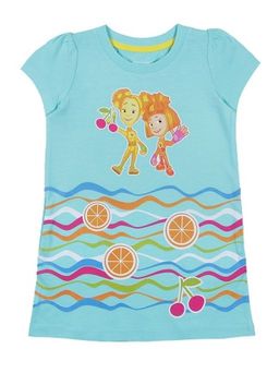 CRB wear/CAK 62140 Платье для девочки, светло-бирюзовый/Ex.Cherubino