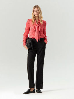 ЕМКА / Блузка с воротником-бантом из 100% вискозы - Emka фото 2