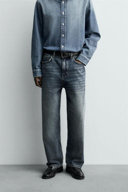 STRAIGHT ANKLE FIT JEANS - Zara фото 2