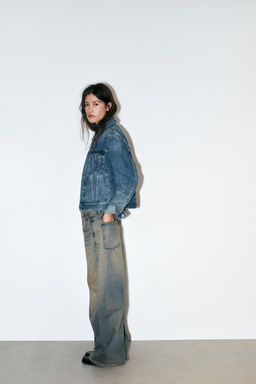 TRF LOW-RISE BAGGY JEANS - Zara фото 4