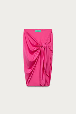 PAREO LISO MEZCLA POLIAMIDA MARISA BERENSON X ZARA / Fucsia