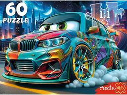 Puzzle 60 элементов "Мощная машинка" (Ф60-2824)