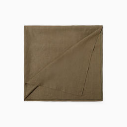 Скатерть «Этель» Linen collection khaki, 145×180 см, 100% лён 210 г/м²