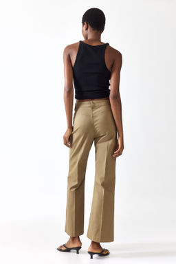 Pantal?n bootcut en lona de algod?n - H&m фото 6