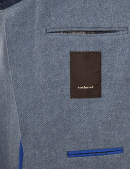 Голубая зауженная куртка - Cacharel фото 7