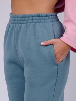 Джоггеры Мистерия 5, футер 3-х нитка начес - Малина фото 37