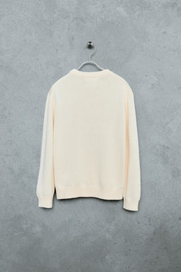 STORIESZ - JERSEY PUNTO CON ALGOD?N Y LINO / Beige claro - Zara фото 2