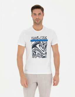 Beyaz Slim Fit Ti__rt