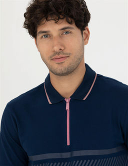 Lacivert Slim Fit Ti__rt