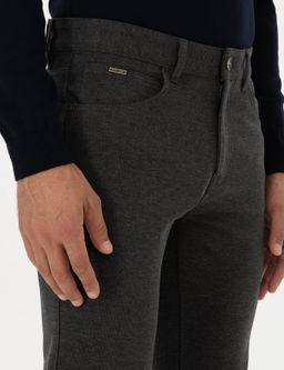 Antrasit Slim Fit Kanvas Pantolon - Pierre cardin фото 5