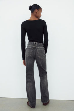 JEANS TRF STRAIGHT COMFORT HIGH WAIST - Zara фото 11