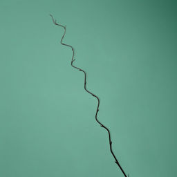 Интерьерный декор из бамбука, 200 см, тёмный