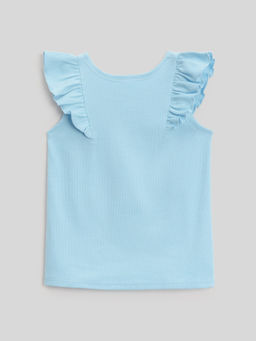 Топ детский Acoola Rosio для девочек голубой  фото 2