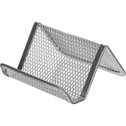 Подставка настольная Визитница Attache 60x95x52мм металл,серебрис LD01-18-4  фото 2
