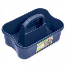 Контейнер-лоток садовый пластмассовый "Васто" 32,5x25,2x19,3см, 6,3л, с ручкой, малый, полипропилен, цвета микс (Россия)