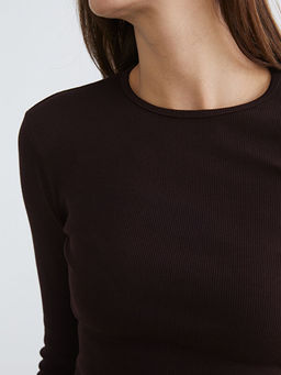 Bisiklet Yaka Fitilli Kad?n Body