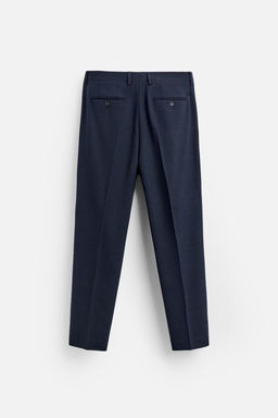 TEXTURED SUIT TROUSERS - Zara фото 6