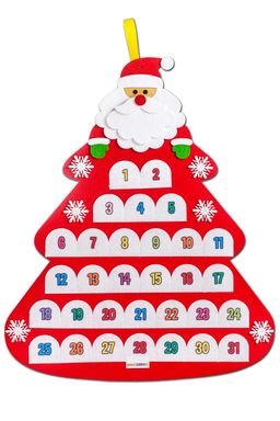Коврик Адвент-календарь Дед Мороз