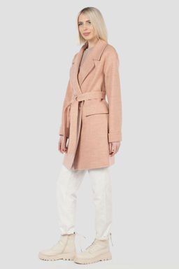 Пальто женское демисезонное (пояс) - El podio фото 7