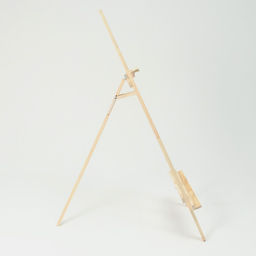 Мольберт тип «Лира» 145×52 см, с бегунком, неокрашенное дерево, Calligrata