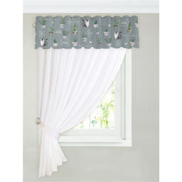 Тюль с подхватом и ламбрекеном Садовая романтика 250х200см, 100% п/э, вуаль - Этель фото 3