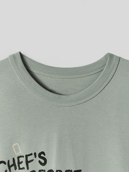 Футболка мужская зеленая прямого кроя - Mark formelle фото 5