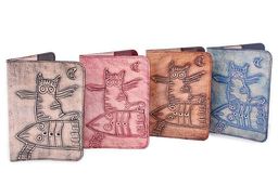 Обложка для паспорта натуральная кожа № 231/10 (4шт/уп)