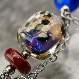 Серьги из муранского стекла SAPPHIRE GLORY LS3456