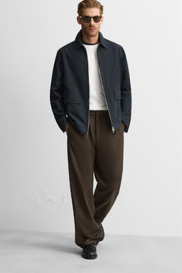 PLEATED JOGGER WAIST TROUSERS - Zara фото 5