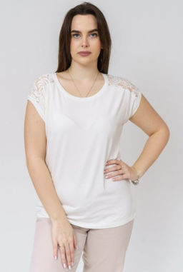 Футболка Кимоно-кружево Вискоза 95%, лайкра 5% - Ивассорти фото 12