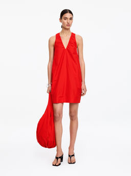 Vestido con escote de pico y fruncidos - H&m фото 4
