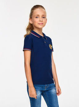 Поло детское RUSSIA 65C-RR-1785 RED-N-ROCKS
