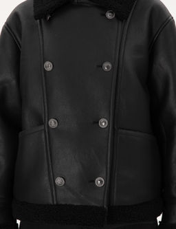 Siyah Regular Fit Mont