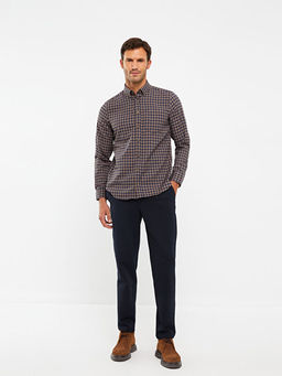 Regular Fit Uzun Kollu Ekose Erkek G?mlek