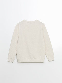 Bisiklet Yaka Erkek ?ocuk Sweatshirt