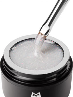 Manita Professional Гель моделирующий для ногтей с хлопьями юки / Builder Gel Flash №06, 15 мл  фото 4