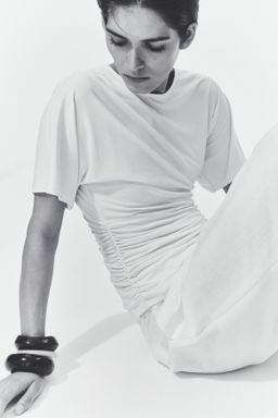 Top drapeado de punto - H&m фото 3