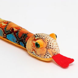 Мягкая игрушка Змея, 80 см, голубые пятна - Simaland фото 6