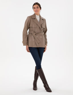 Vizon Regular Fit Deri Mont