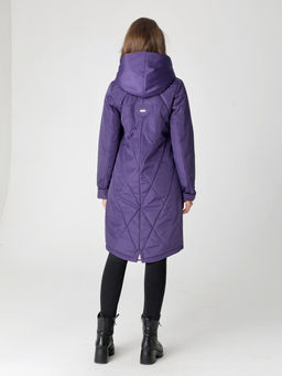 24102 Плащ утепл. фиолетовый/лавандовый - Dizzyway фото 3