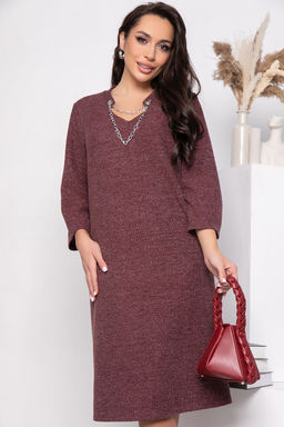 Платье Секрет очарования (брусника) П7676 - Lt collection фото 8