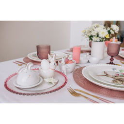 Тарелка-блюдо подстановочное Розе, 27.5?27.5?2 см, стекло