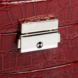 Шкатулка кожзам под бижутерию Бордо 20х15х11 см - Simaland фото 4