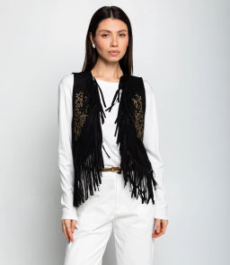 Жилет #КТ9833, чёрный