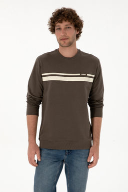 Erkek Vizon Sweatshirt Sepette S_rpriz _ndirim - U.s. polo assn фото 3