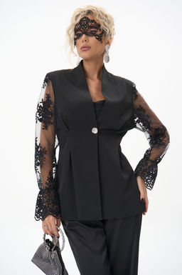 Пиджак Хейзел (чёрный) - Эльза фото 17