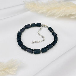 Браслет из черного Турмалина Шерл