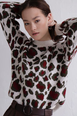 10046 Джемпер леопардовый - Martichelli фото 15