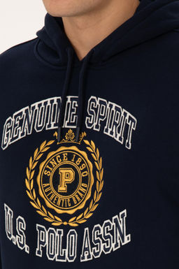 Erkek Regular Fit Kap__onlu _ardonlu Lacivert Sweatshirt - U.s. polo assn фото 7