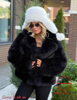 Шуба женская из искусственного меха